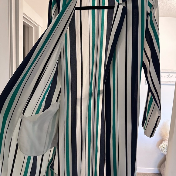 Halogen Striped Cardigan/Duster - Picture 8 of 9